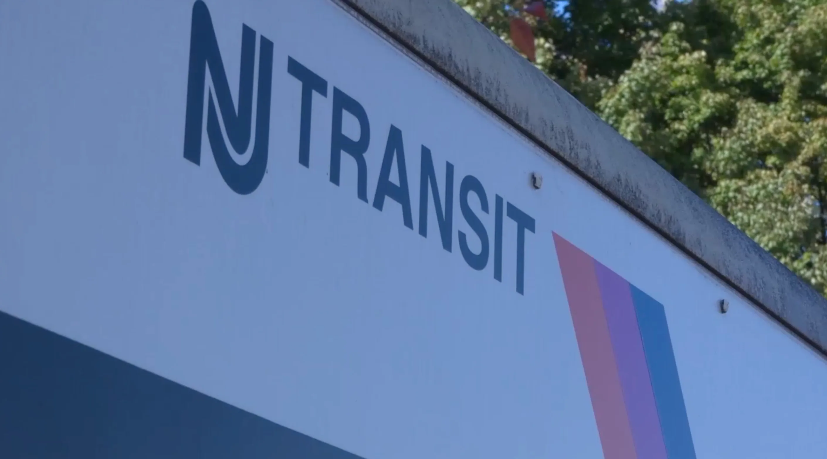a close-up image of a new jersey transit train
