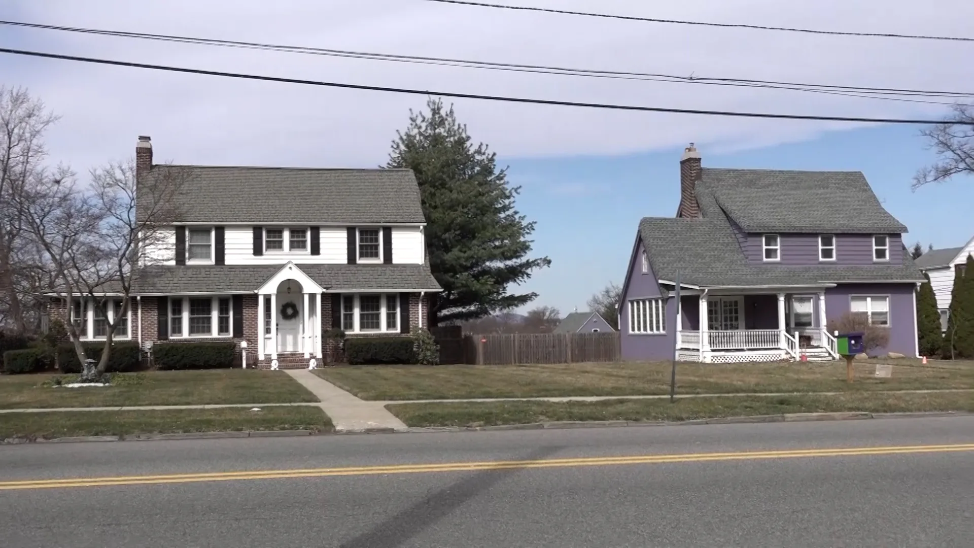 an image of homes on a suburban street